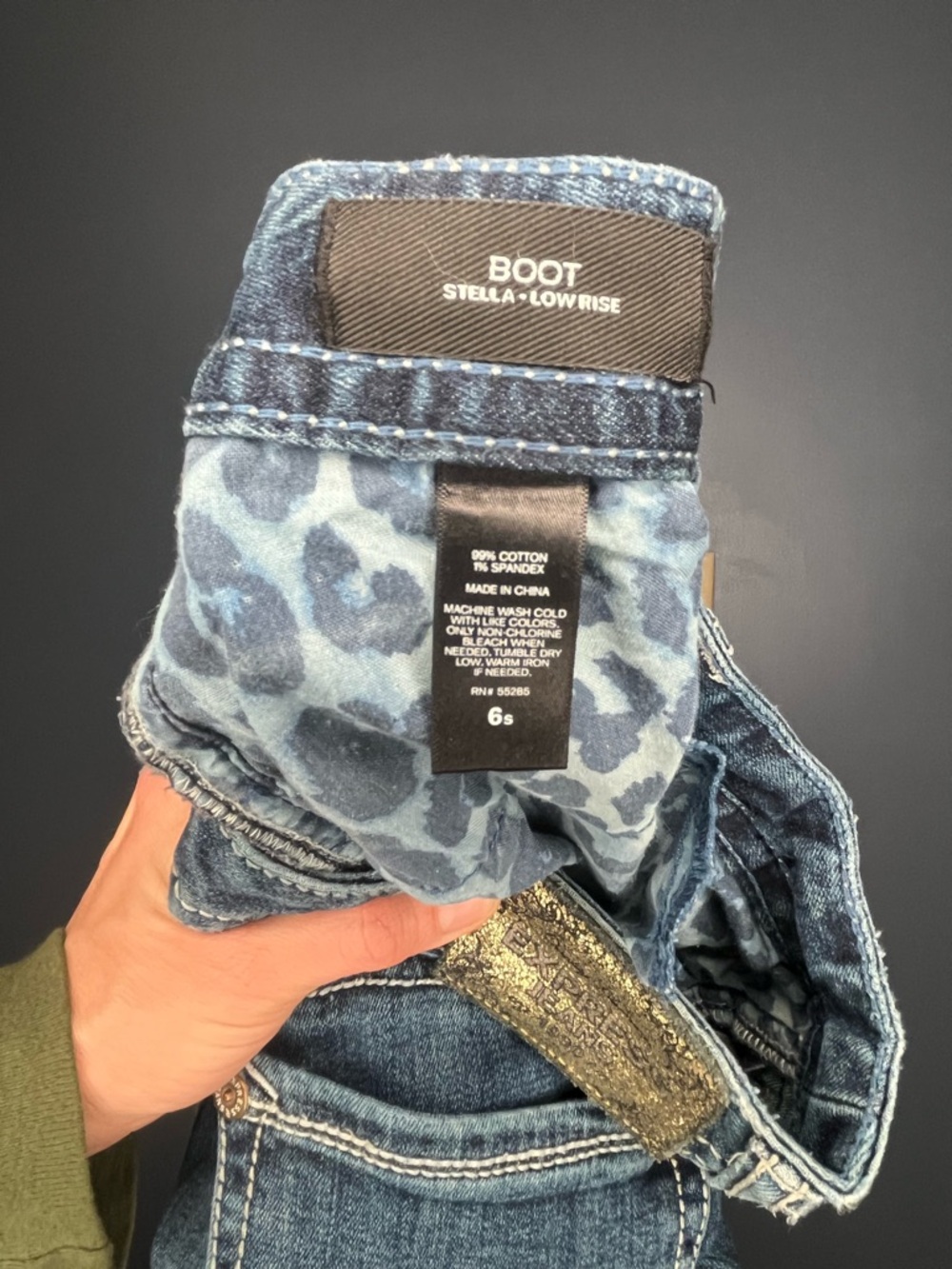 Express Stella Low Rise Bootcut - Picture 3 of 3